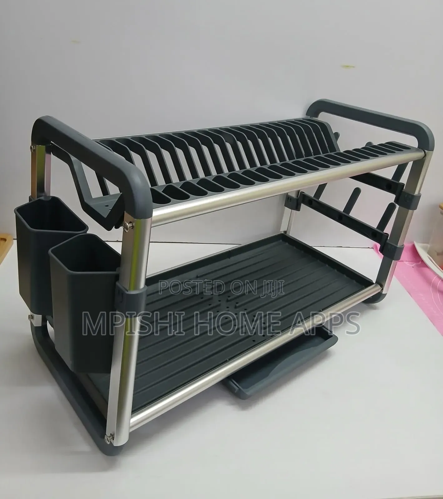 2 - Tier Aluminum Dish Drying Rack