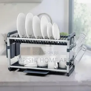 2 - Tier Aluminum Dish Drying Rack