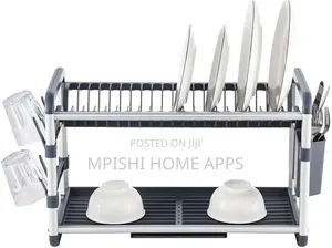 2 - Tier Aluminum Dish Drying Rack
