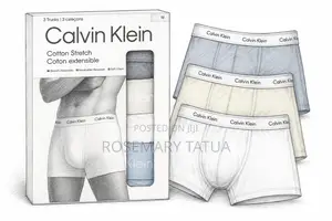 Calvin Klein Cotton Stretch Trunks – 3-Piece Pack | Premium Comfort