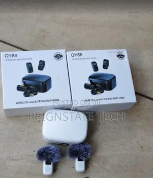 Wireless Lavalier Microphone Type C , iPhone Connectivity QY88