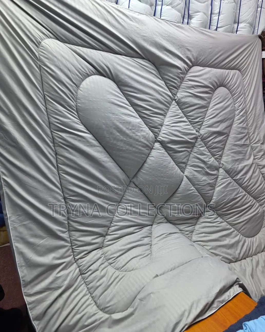 Stripped Cotton Binded Duvet Set