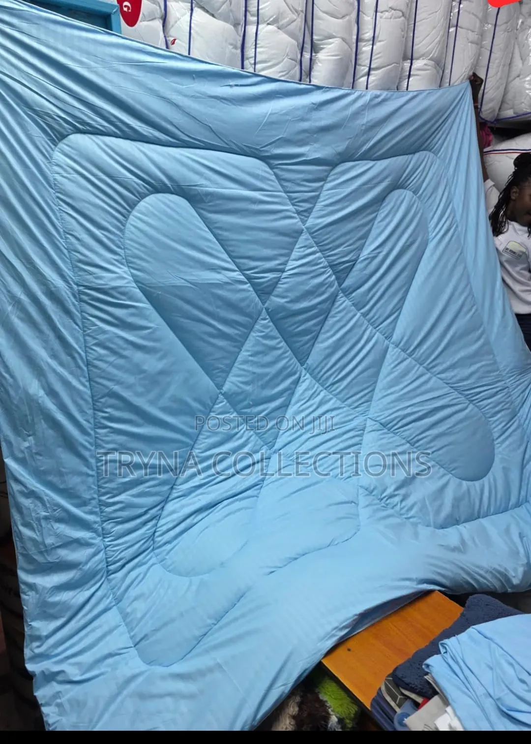 Stripped Cotton Binded Duvet Set