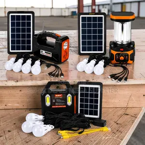 Portable Lantern DAT Solar Lighting System Kits _ USB Phone Charging