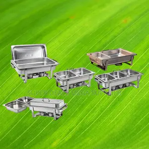 Professional-Finish Sleek Stainless Steel Chafing Dish Food Warmer