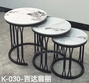 3-in-1 Executive Pure Marble Coffee Table