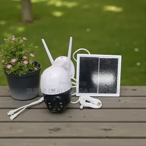 Easy Set Up 4g PTZ Outdoor Security Motion Sensor Solar Camera