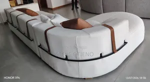 Curved L Shaped Sofa Set