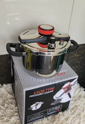 Stainless Steel 7L Knob Type Pressure Cooker (Knob Locking)
