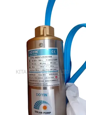 DOYIN 600W Solar Water Pump – 4SDS 5-55-60-600 Submersible DC Pump