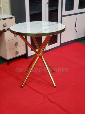 Modern Round Marble Cafe Table