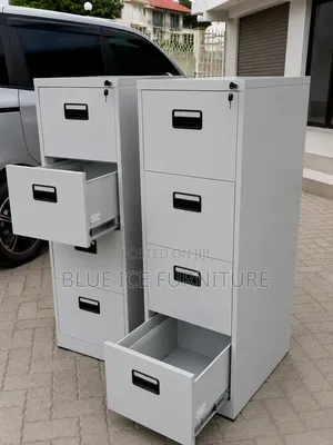 4 Drawer Metal Filing Cabinet -Strong Secure