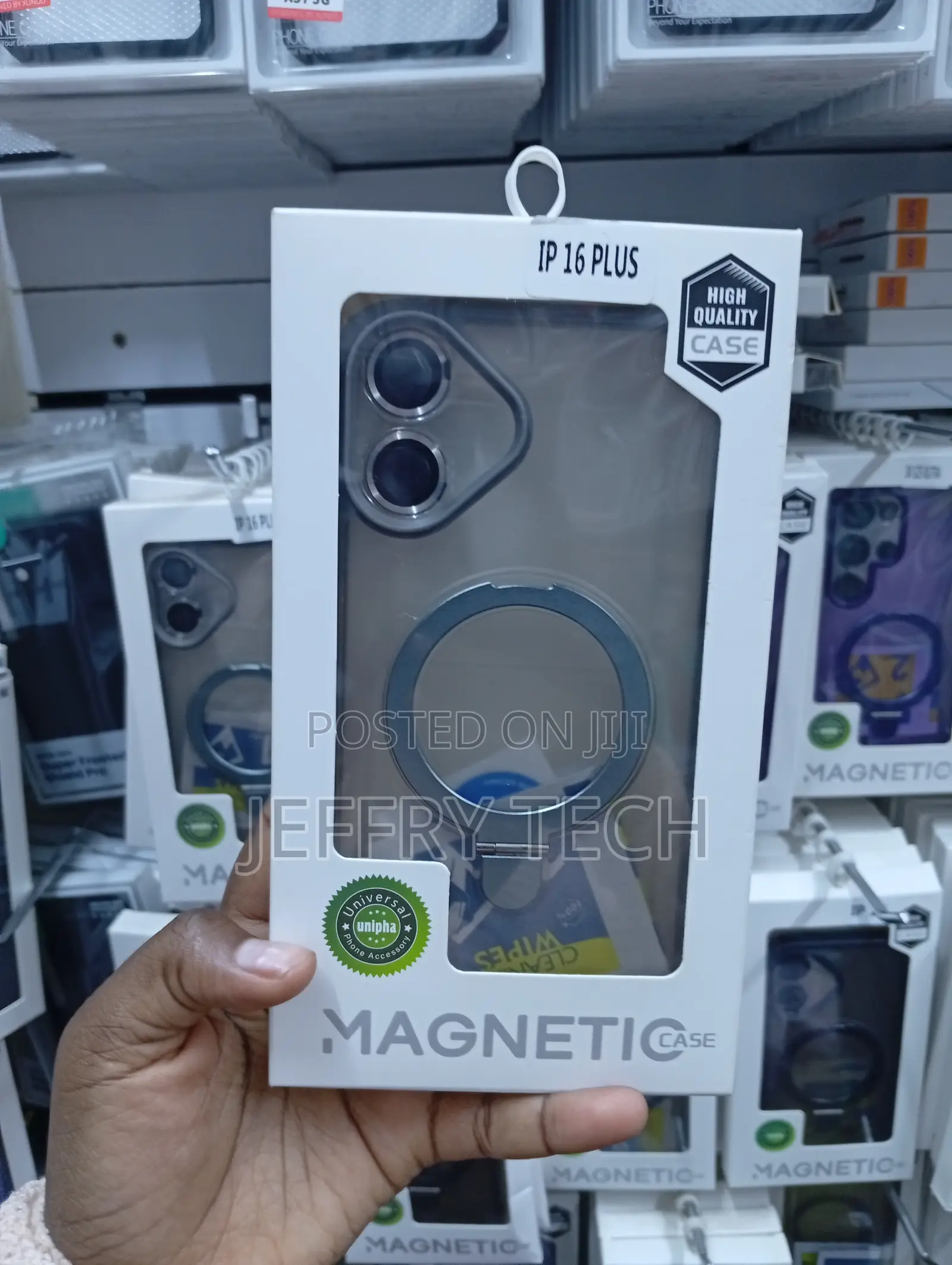 iPhone 16 Plus High Quality Translucent Magnetic Case