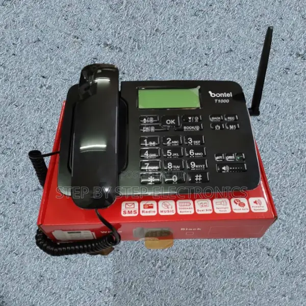Bontel GSM Wireless Desktop Phone Big Phone Book Support