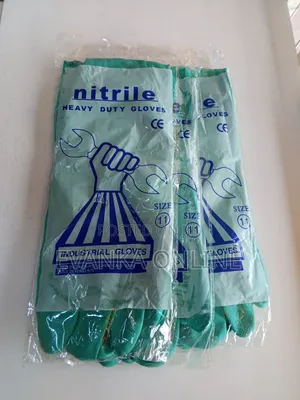 Blue Heavy Duty Nitrile Gloves/Industrial Gloves- Size 11