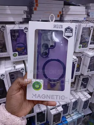 Samsung Galaxy S23 Ultra Raised Cutouts Purple Case