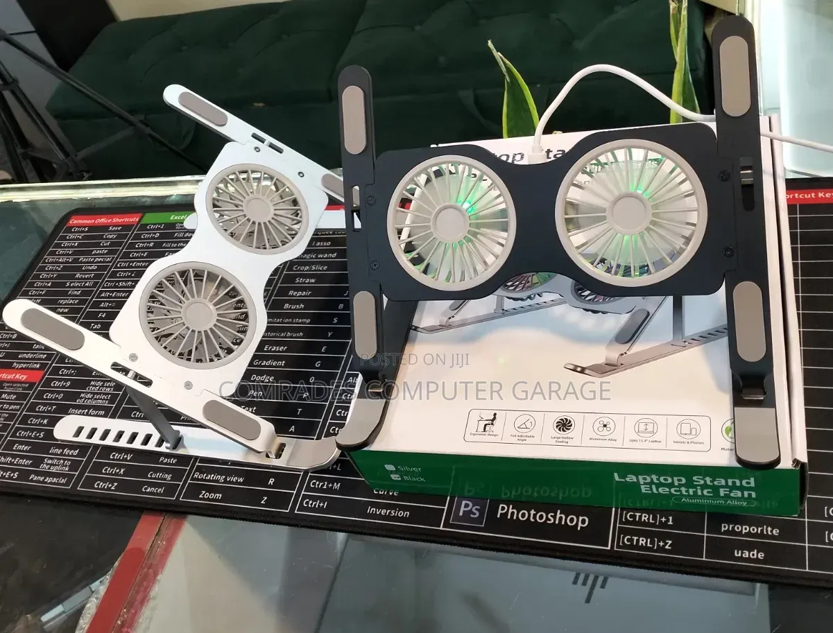 Laptop Cooling Stand With Dual USB Fans