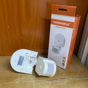 Automatic 180° Motion Detector Switch for Security Lighting