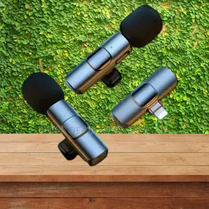 High Sensitivity Mini Lapel Lavalier Dual Wireless Microphone