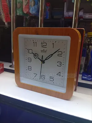 Spice Quartz Squared Wall Clock- 25CM by 25CM