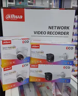 Dahua Ip Camera 4 Channel Full Kit CCTV Security Cameras