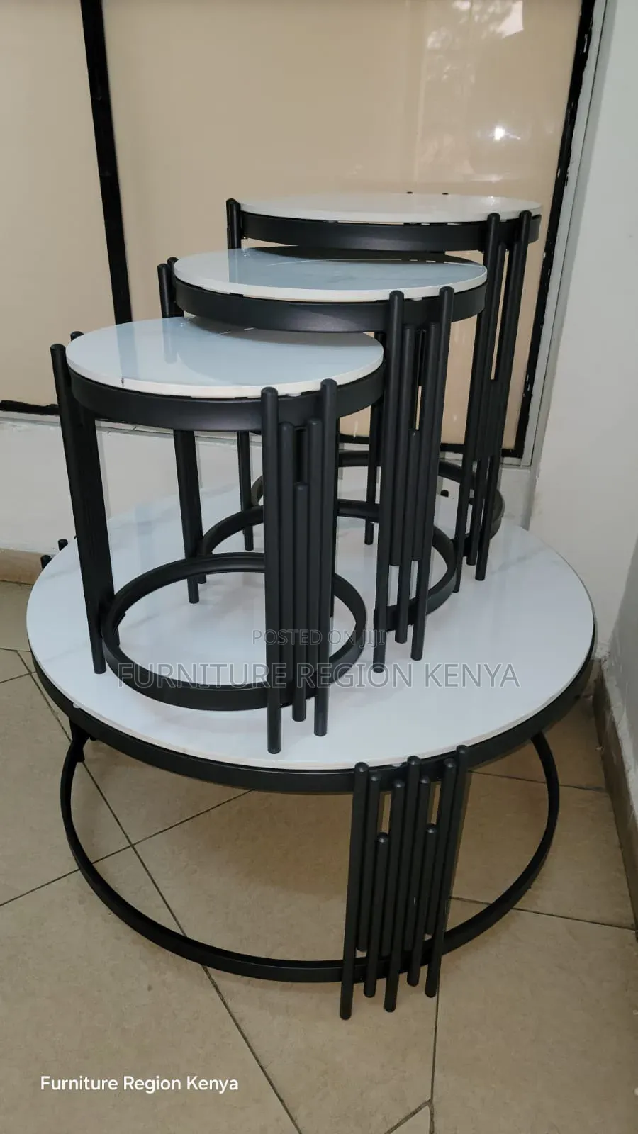 Imported 4 in 1 Round Coffee Tables