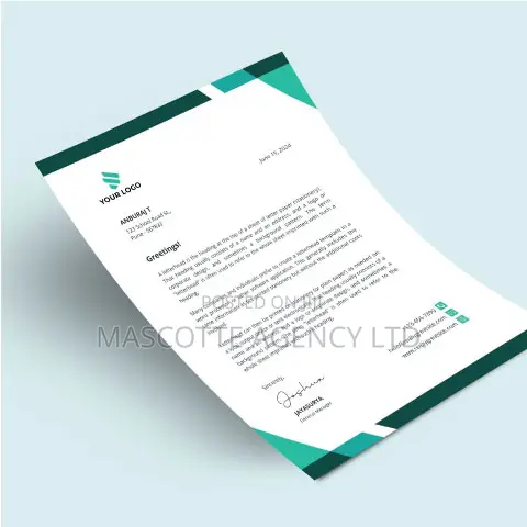 Professional Letterhead Design Printing