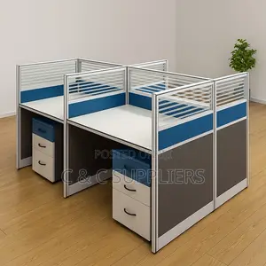 4-Way Modular Team Workstation