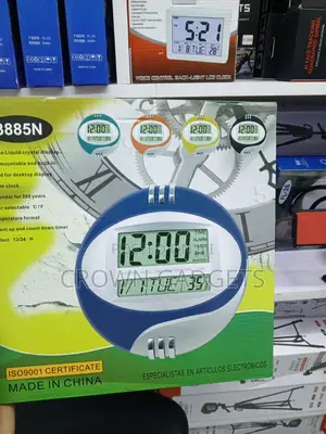 Kadio 3885N LCD Calendar Clock With Countdown Timer
