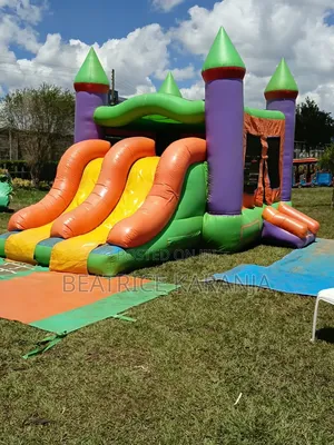 Inflatable Double Slide Bouncing Castel for Hire