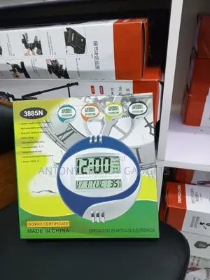 Kadio 3885N Large Display Digital Desk Wall Clock