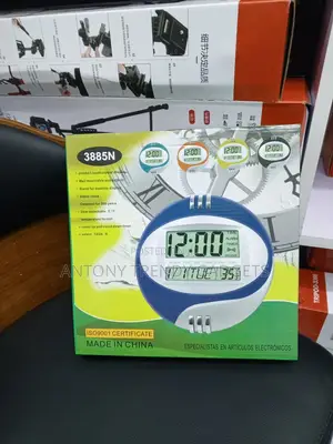 Kadio 3885N Digital Clock With Calendar Indoor Thermometer
