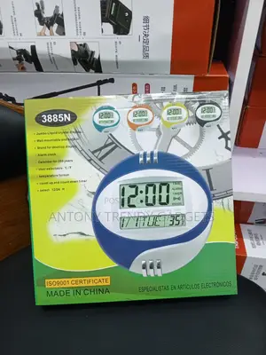 Kadio 3885N Multifunction LCD Clock With Alarm Timer