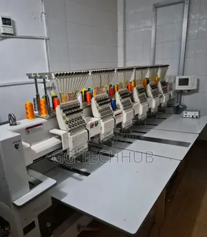 6 Heads 12 Needles Embroidery Machine