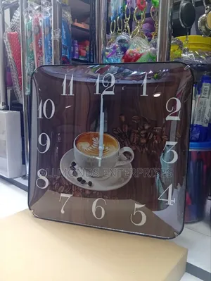 Beautiful Glass Top Wall Clock