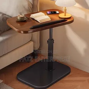 Adjustable C - Shaped Side Stool/ Laptop Table - Size: 40*30*(45-80)