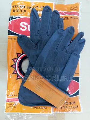 High Quality Industrial Gloves/Rubber Gloves/Rough Surface - 100gms