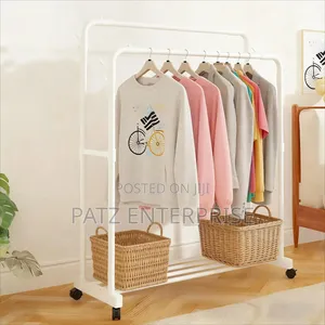 Double Pole Clothing Rack (L*W *H) 110 X 40 X 150cm