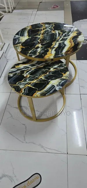 Marble Nesting Coffee Table (Glass Effect)