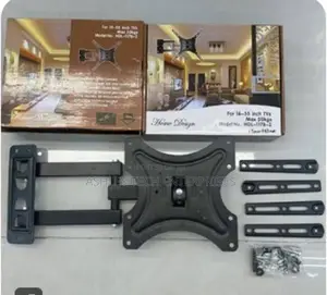 New Advanced 14''-55'' Rotating Swivel TV Mount Bracket Black