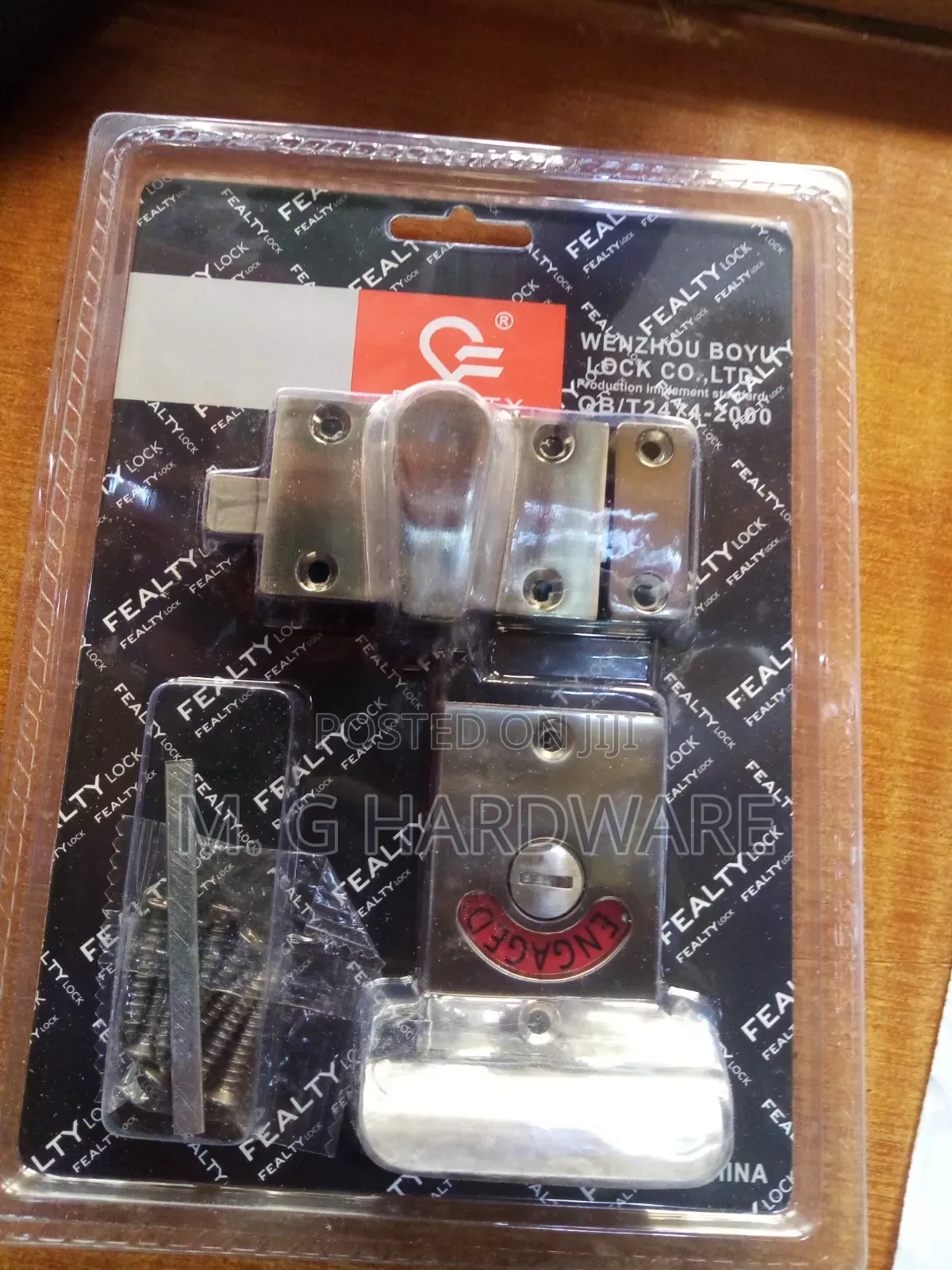 Indicator Lock/Engage Vacant Lock