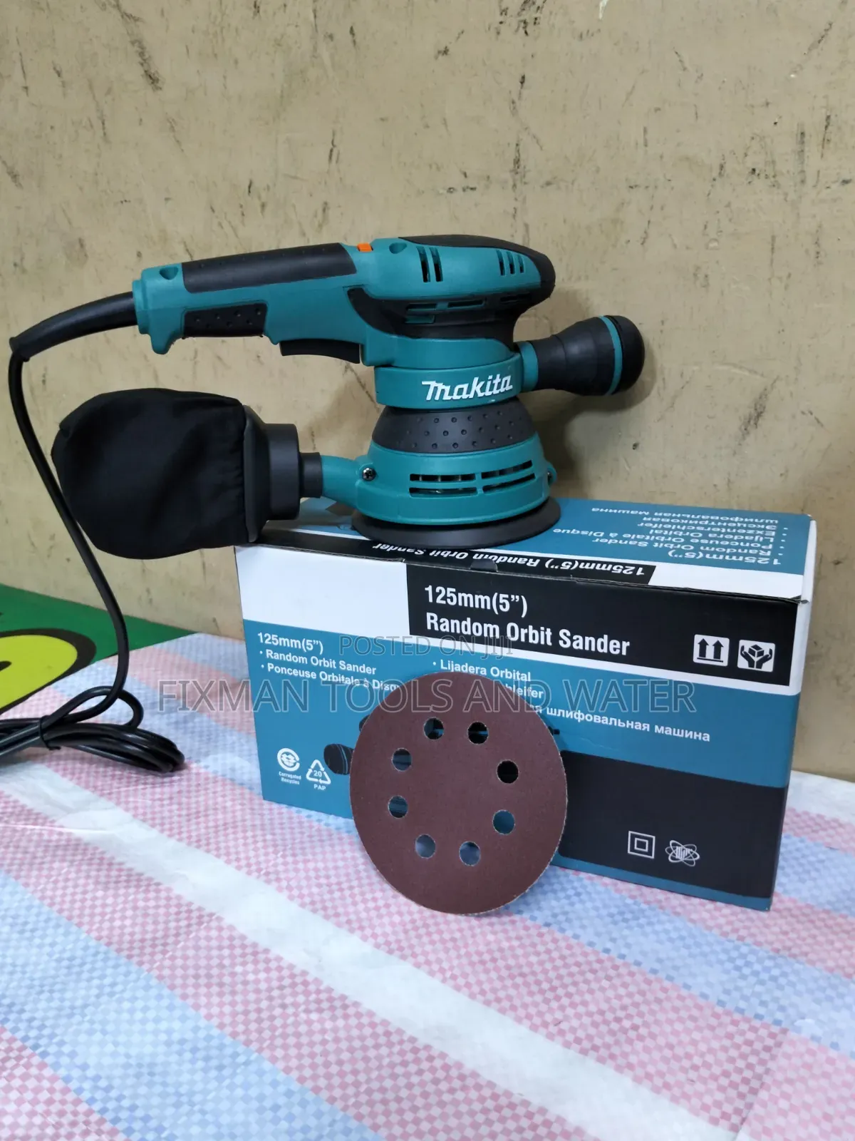 Top Makita Random Orbital Sander With Disc 550 Watts