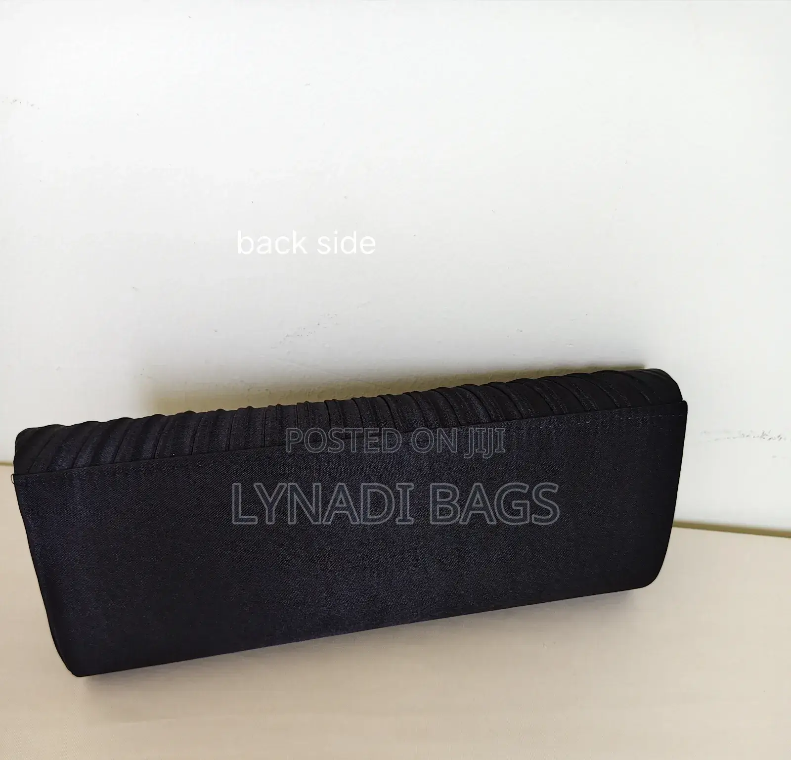 Silk Pleated Evening Clutch