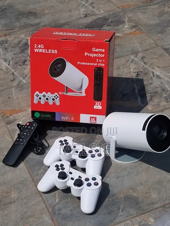 Mini Game Projector With 2 Wireless Controllers