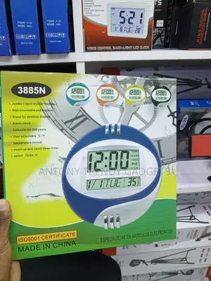 Kadio 3885N Home Digital Clock With Date Alarm