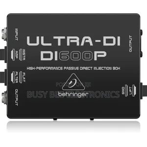 Behringer ULTRA-DI DI600P Passive Direct Injection (DI) Box