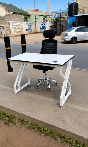 Director's Desk Premium Metallic Finish Office Set