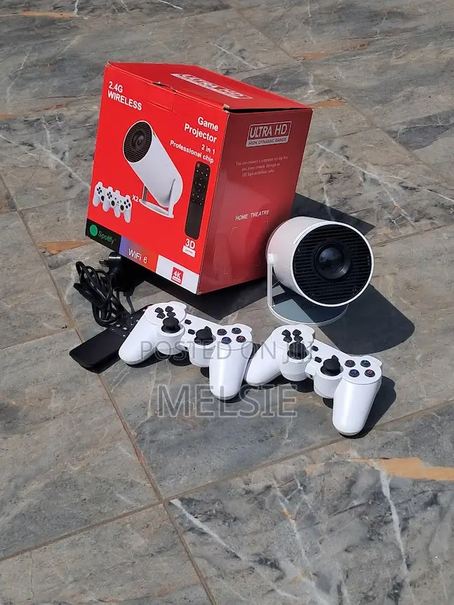 Compact Portable Projector With Built-in Games