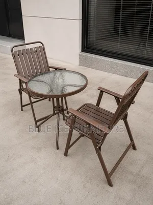 Garden Table and Chair Foldable Set