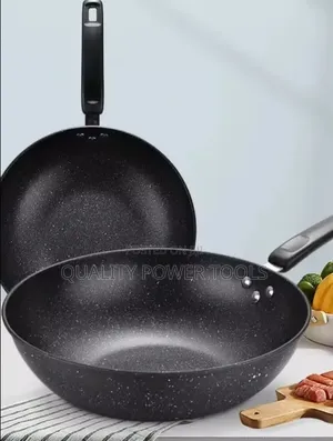 Non-Stick Granite Deep Frying Wok Pan